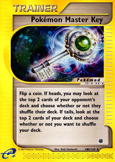 Pokémon Master Key (MODEXP 185) - Pokémod Expedition 185 - Card - TCG ONE