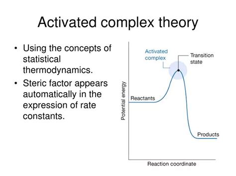 PPT - Activated complex theory PowerPoint Presentation, free download - ID:3995760