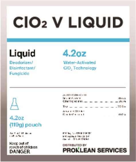 1 Case of 12 Clo2 L1 Case of 12 Clo2 Liquid Packets (Disinfectant Only ...