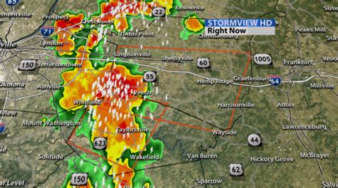 Severe Thunderstorm Warning Issued for Shelbyville! - WDRB Weather Blog