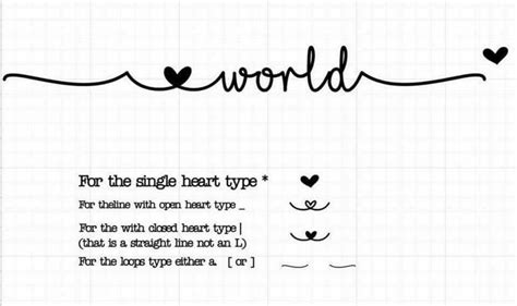 Heart Type, Cricut Creations, Text Image, Fonts, Gif, Inspiration ...