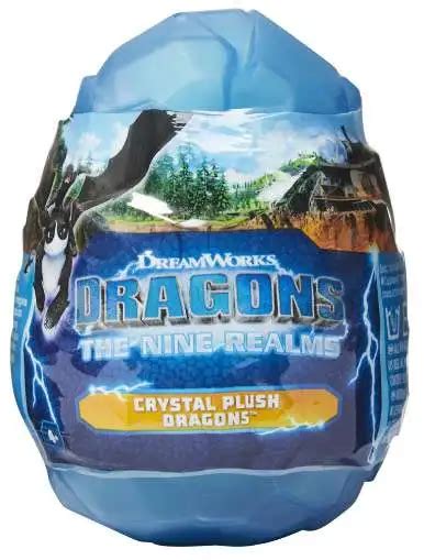 Dragons The Nine Realms Crystal Plush Dragons Plowhorn 3 Mini Egg Plush Spin Master - ToyWiz