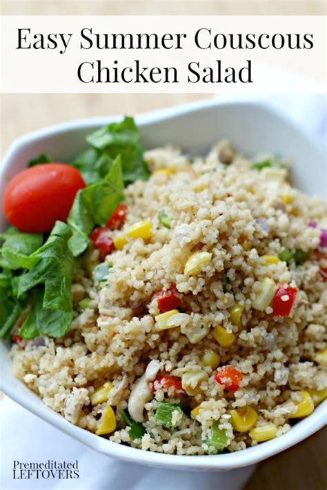 Easy Summer Couscous Chicken Salad Recipe