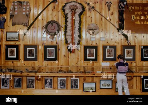 NATIVE AMERICAN MUSEUM at CRAZY HORSE MONUMENT SOUTH DAKOTA Stock Photo ...