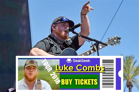 Luke Combs - Tour 2018 - The easiest way to buy concert tickets (seller – SeatGeek). Tickets ...