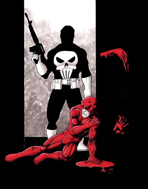 Punisher VS Daredevil by TheRigger on DeviantArt