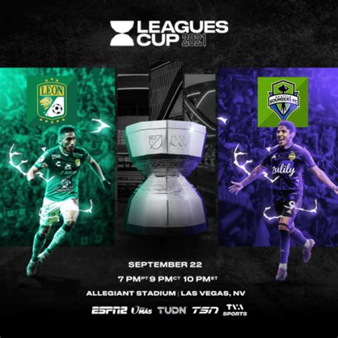 Leagues Cup: Representante da MLS, Seattle Sounders encara o Club León/MEX na final - Território MLS