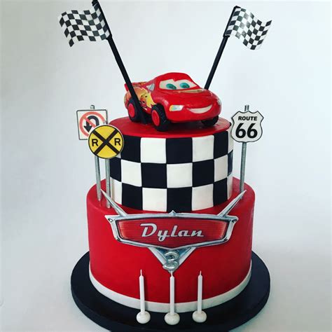 Lightning Mcqueen Cars Movie Cake - CakeCentral.com