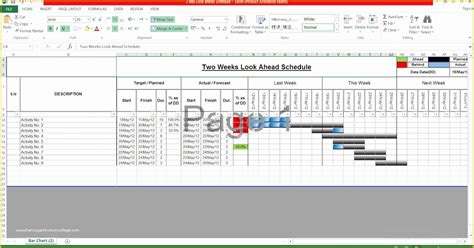 Free 3 Week Look Ahead Schedule Template Of Download Two Week Look ...