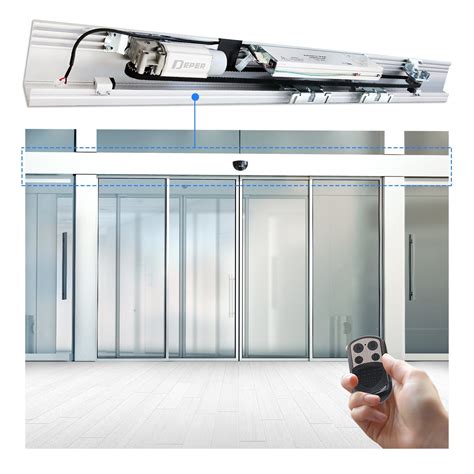 Office Building Entrance with Sensor Automatic Sliding Door System - Automatic Door System and ...