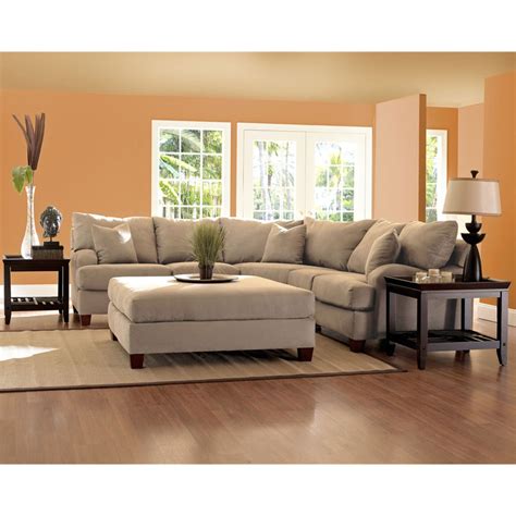 Canyon Beige Sectional Sectional Sofas Sofas & Sectionals Living Room Furniture | Colores para ...