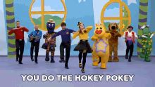 You Do The Hokey Pokey And Turn Around Mascot GIF - You Do The Hokey ...