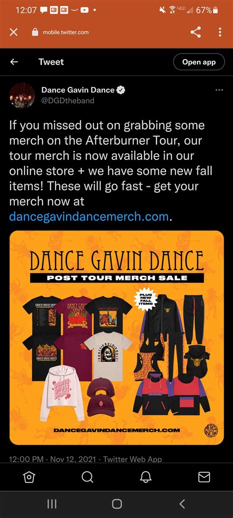 Merch is up! : r/dancegavindance