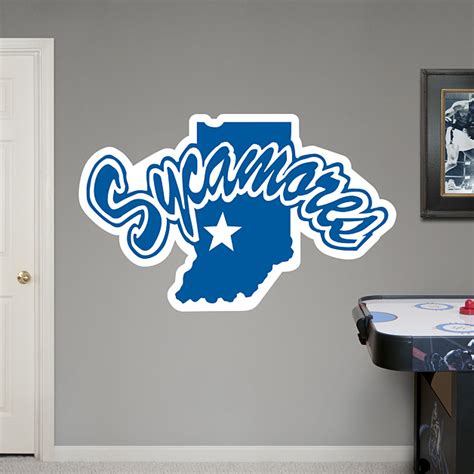 Indiana State Sycamores Logo Wall Decal | Shop Fathead® for Indiana ...