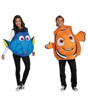 Nemo and Dory Couples Costume Set - Animal Costumes