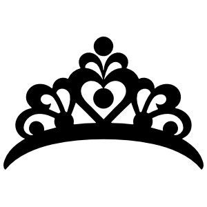Logo Discover Princess Tiara Crown Vinyl Decal Sticker | Tiara, Crown tattoo design, Crown drawing