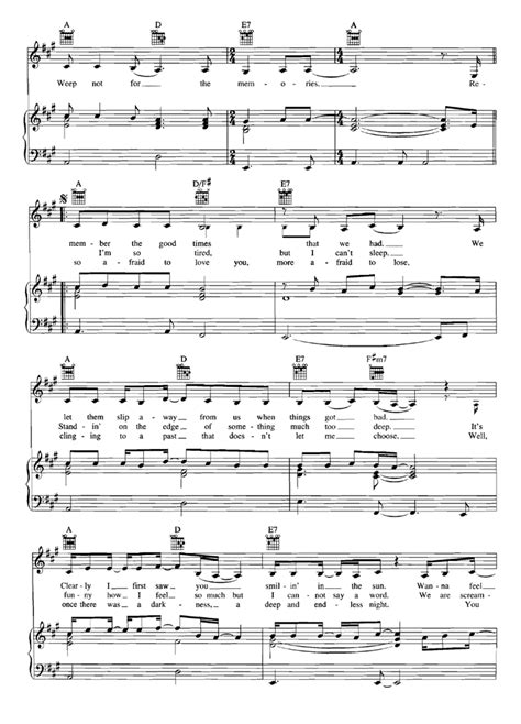 I WILL REMEMBER YOU Piano Sheet music | Easy Sheet Music