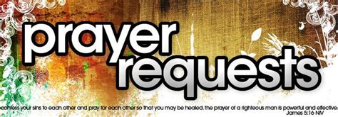 Prayer Request