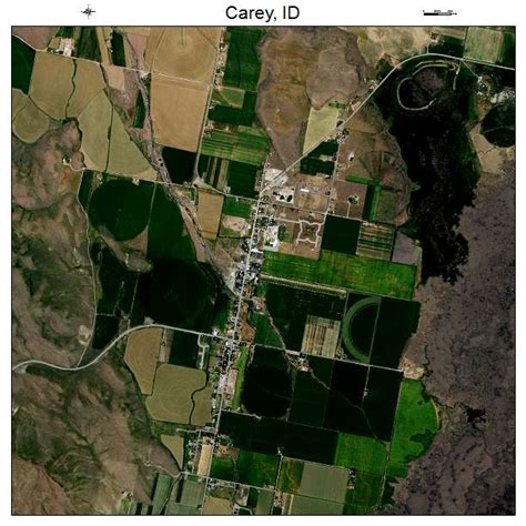 Aerial Photography Map of Carey, ID Idaho