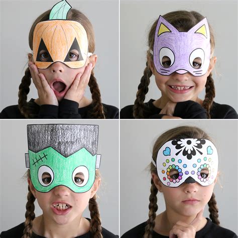 Free Printable Halloween Mask Pattern - Printable Templates Free