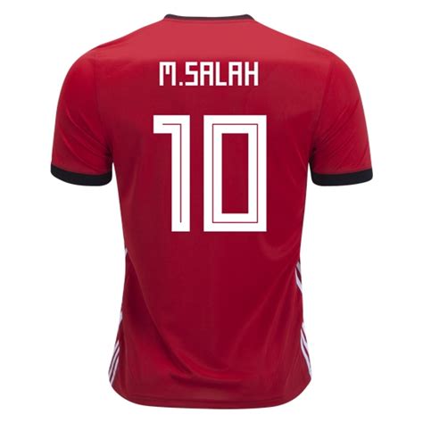 Egypt World-Cup #10 M. SALAH Home Jersey 2018