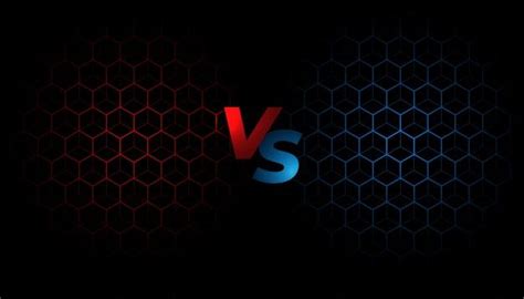 Free Vector | Battle screen versus vs background template design ...