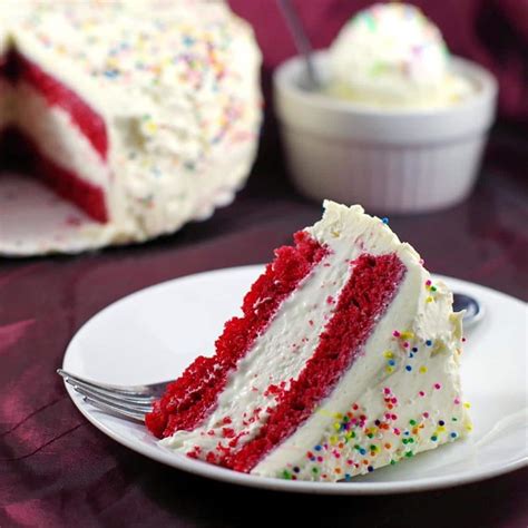 Red Velvet Ice Cream Cake Recipe - Food Meanderings