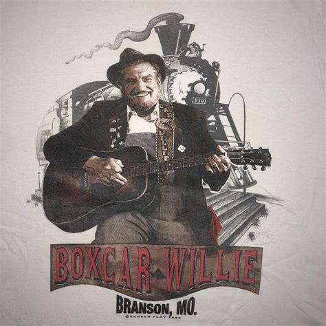 Vintage Boxcar Willie Branson Missouri Tee Dated:... - Depop