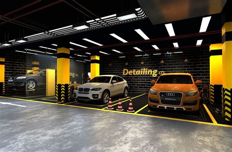 Car care center design 2019 on Behance | Garage design, Car showroom ...