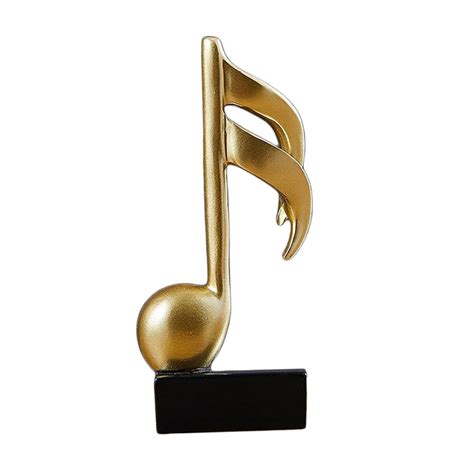 Art Music Note Shaped Sculpture Ornament Figurine Statue Photo Props Artwork | eBay