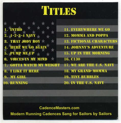 US Navy Cadence: Boost Your Military Training with These Inspirational Chants - News Military