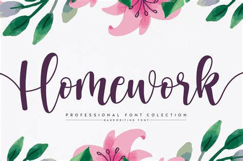 Homework Font | dafont.com