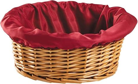 Round Church Offering Basket with Removable Burgundy Liner, 12 Inches : Amazon.co.uk: Home & Kitchen