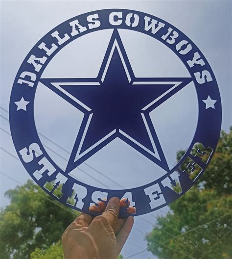 Cowboys metal sign DALLAS COWBOYS Metal Lone Star Twisted | Etsy