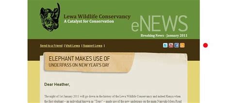 Lewa Wildlife Conservancy e-Newsletter | Nonprofit Organizations | Flickr