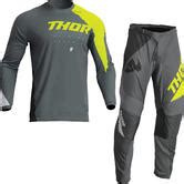 Thor Sector Edge 2023 Youth Motocross Jersey & Pants Grey Acid Kit ...