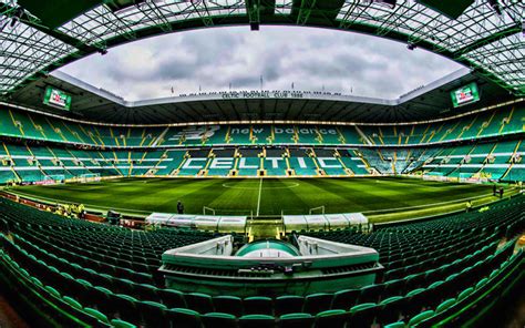 Download wallpapers Celtic Park, HDR, football stadium, Celtic stadium, empty stadium, green ...