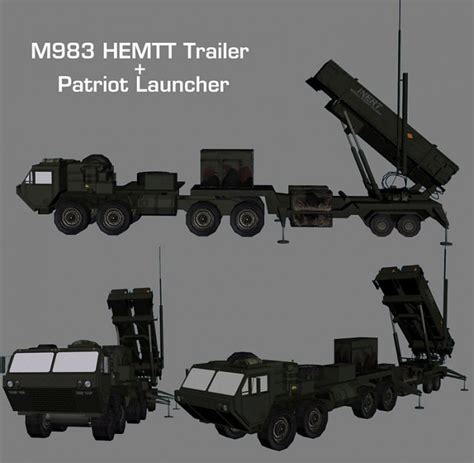 M901 PATRIOT Launcher with 8x PAC-3 Missiles image - WIC: Modern Warfare Mod for World in ...