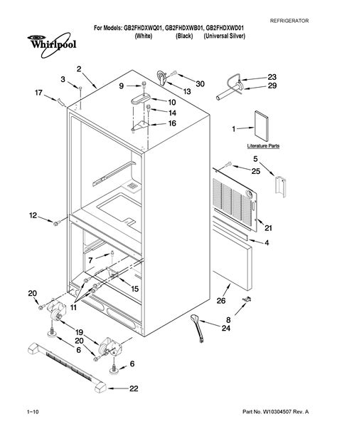 Whirlpool Parts: Whirlpool Parts Refrigerator