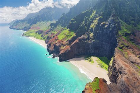 Napali Coast is one of the world's most beautiful coastlines