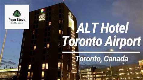 Train to and from the ALT Hotel Toronto Airport - YouTube