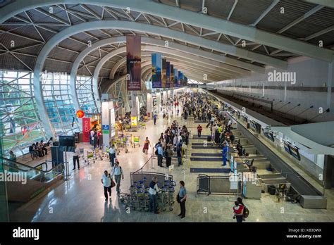 India, Maharastra, Mumbai, Bombay, airport Bharat, terminal, interior ...