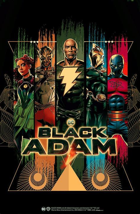 New Black Adam Posters Feature Pierce Brosnan & Noah Centineo's Heroes ...