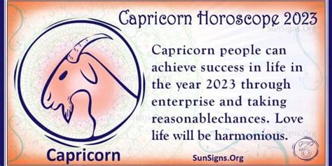 Capricorn Horoscope 2023 - Get Your Predictions Now! - SunSigns.Org