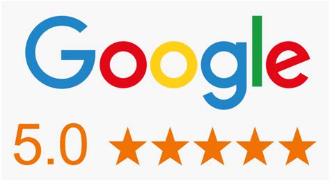 Google 5 Star Png - Google Five Star Rating, Transparent Png , Transparent Png Image - PNGitem