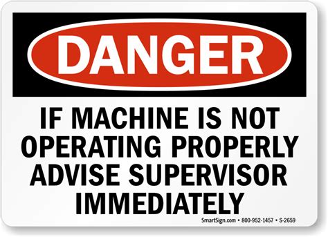 Do Not Operate Machinery Signs - MySafetySign.com