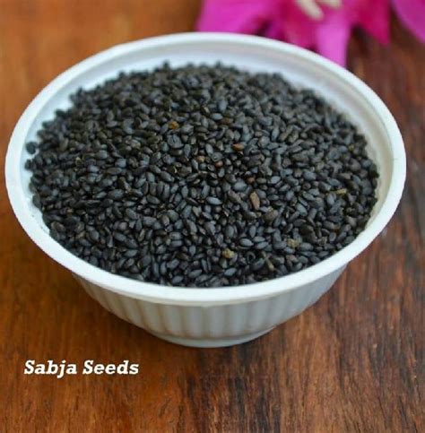 Sabja Seeds Buy sabja seeds for best price at INR 125INR 160 / Kilogram