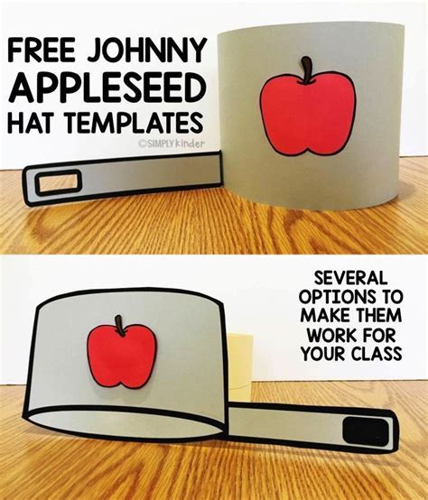 Johnny Appleseed Hat Template