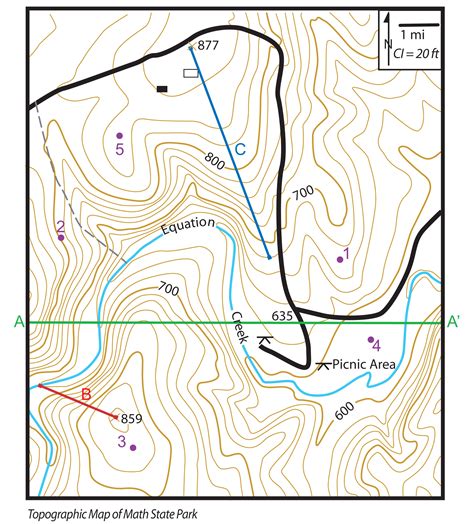 Topographic Map Reading Worksheet Answers – E Street Light