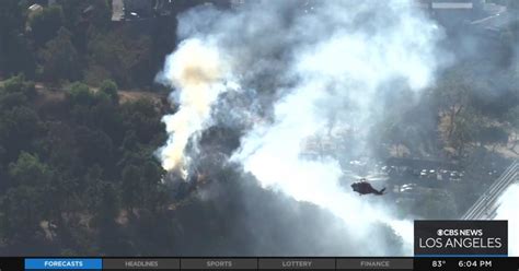 LAFD firefighters quickly contain brushfire burning in Highland Park ...